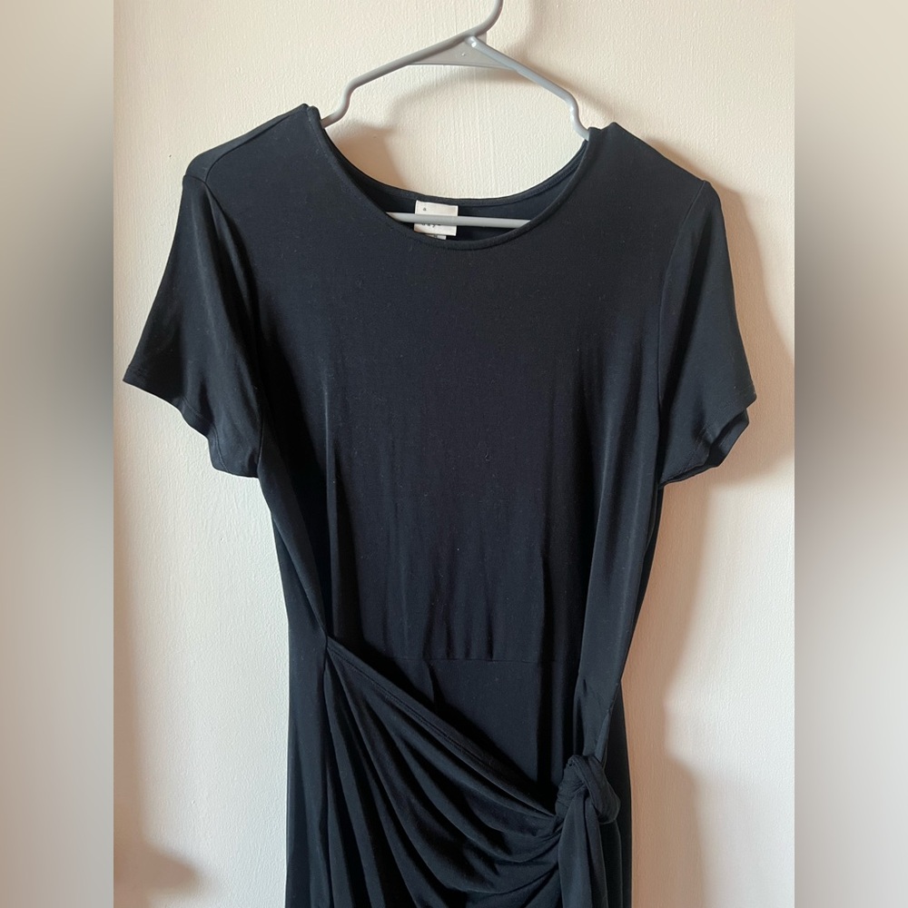 Wrap front t-shirt Dress